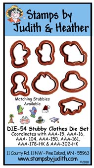 DIE-54 Stubby Clothes Die Set